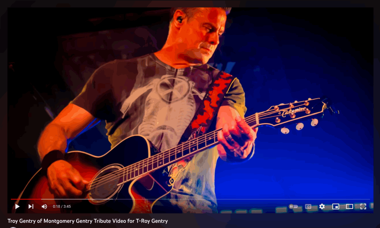 Tribute to Troy Gentry
